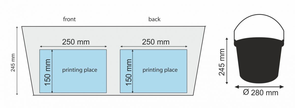 Мірне відро 10 л BO-Measure BUCK 10L