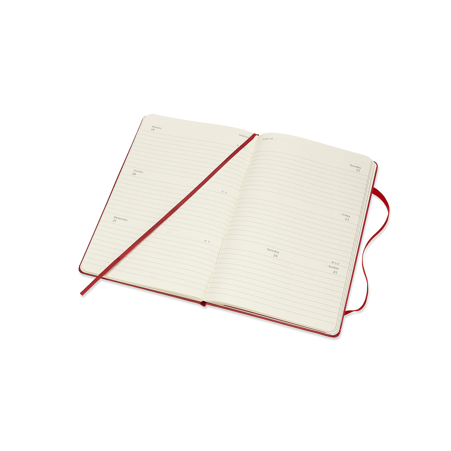 Щотижневик горизонтальний датований M-15789