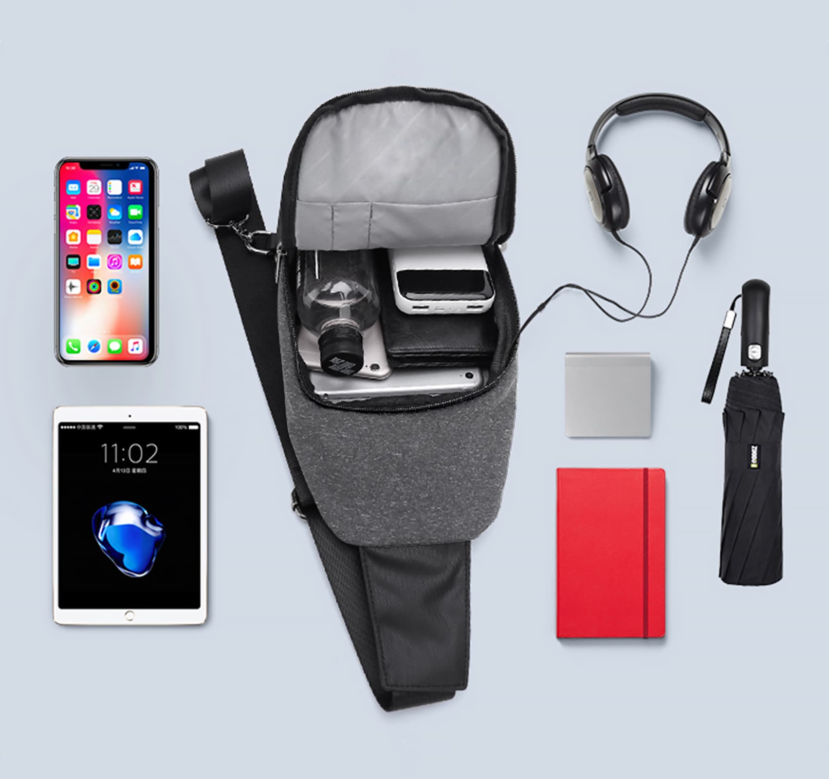 Рюкзак на одне плече T-4037