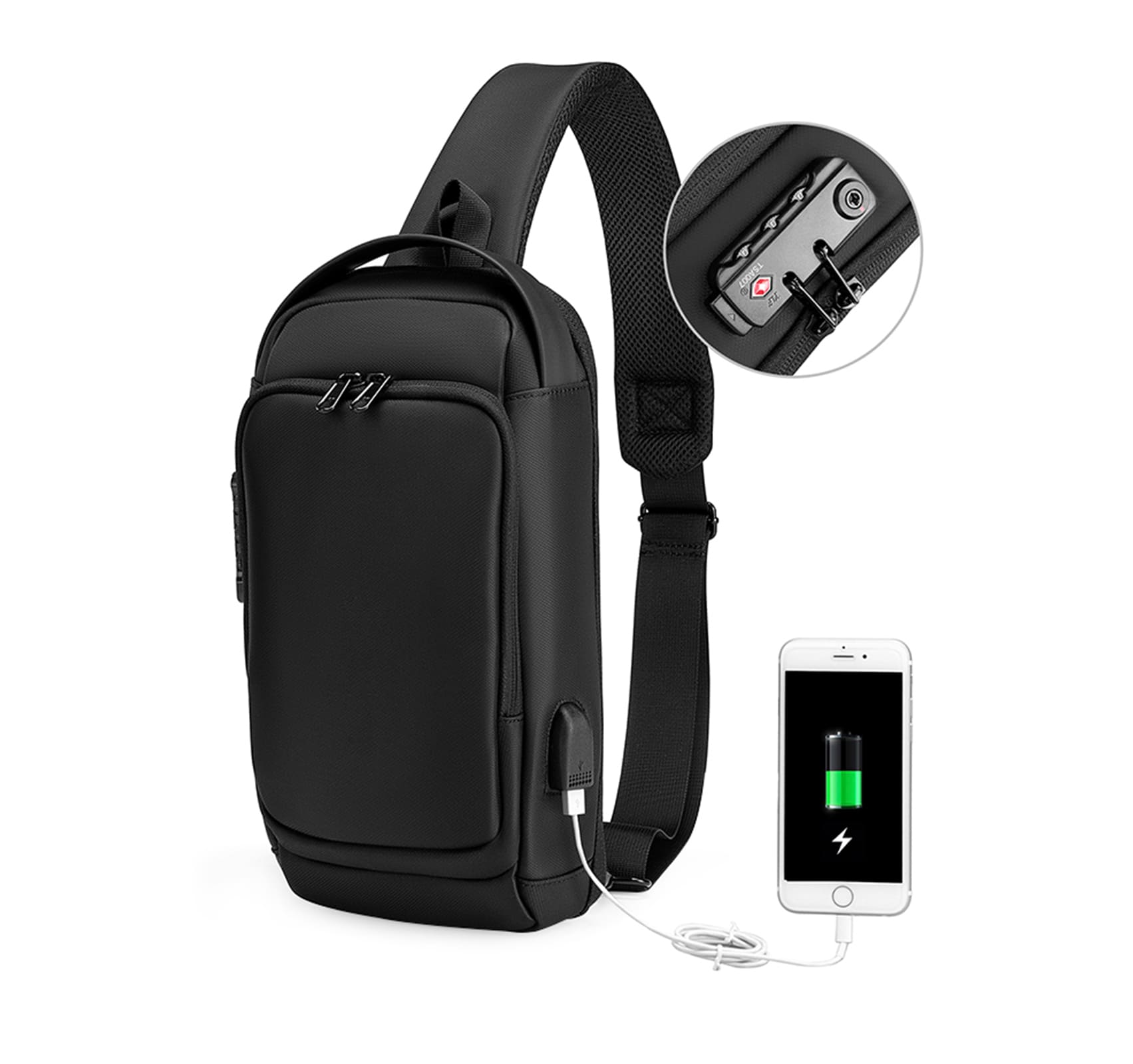 Рюкзак на одне плече T-4043