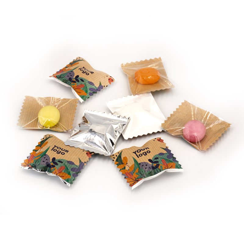 Льодяник "Juice" з логотипом 6,5 г крафт RL-2.2.101