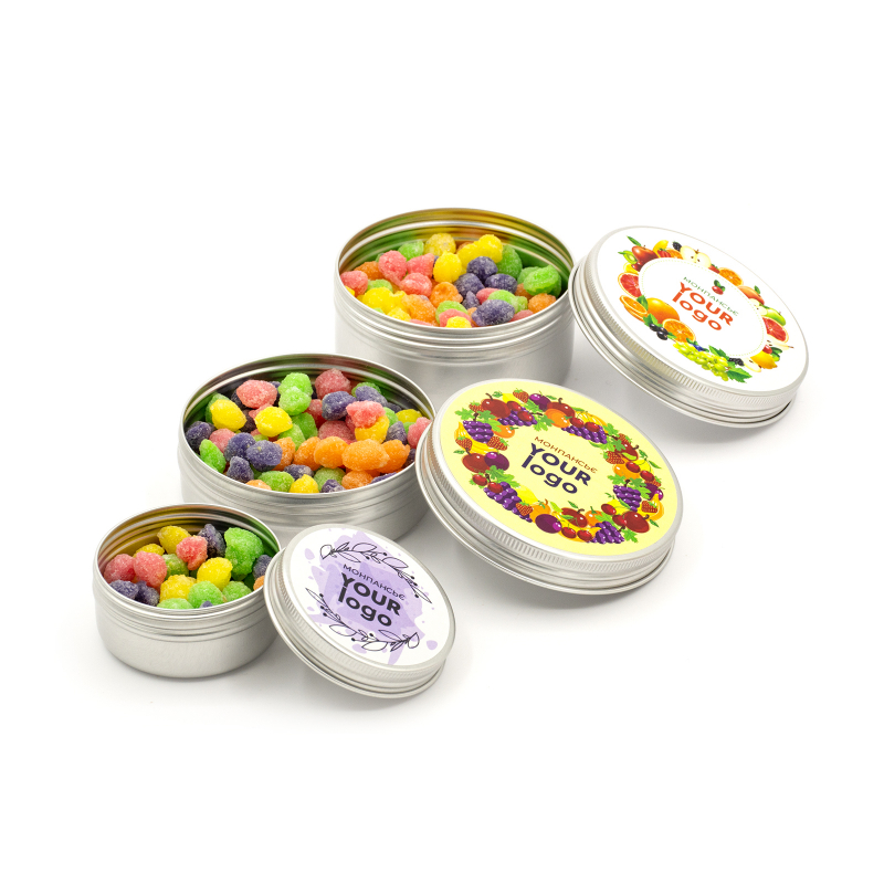 Набір цукерок з логотипом 30, 80, 100 г "Монпасьє" RL-6.4.008