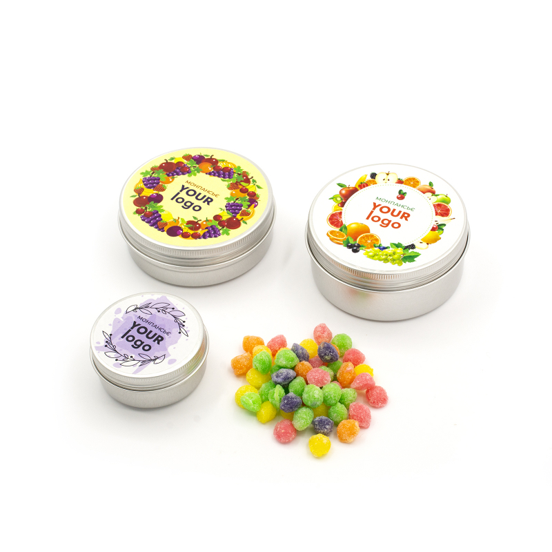 Набір цукерок з логотипом 30, 80, 100 г "Монпасьє" RL-6.4.008