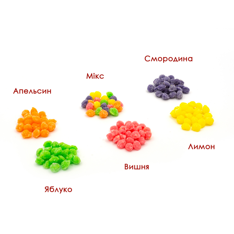 Набір цукерок з логотипом 30, 80, 100 г "Монпасьє" RL-6.4.008