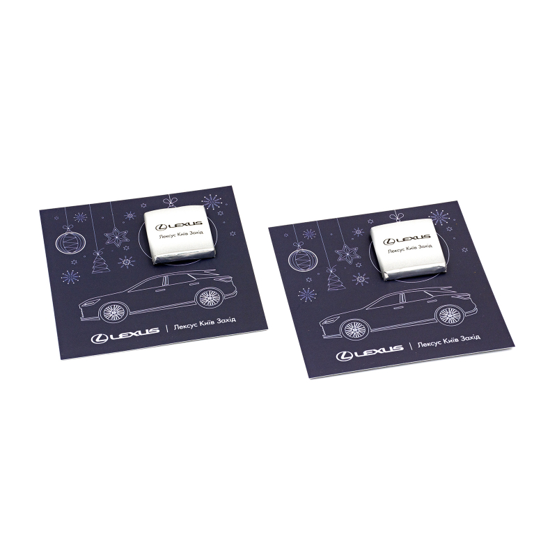 Листівка з брендованим шоколадом 4 г RL-6.6.004