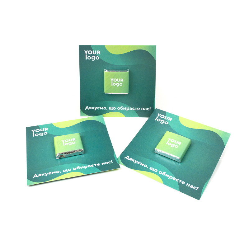 Листівка з брендованим шоколадом 4 г RL-6.6.004