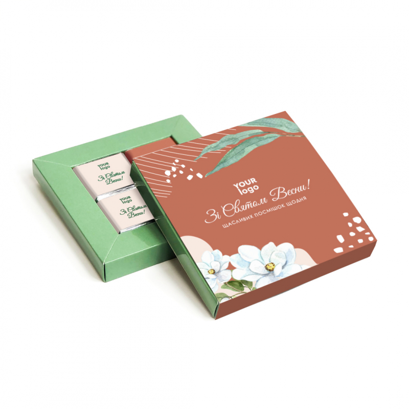 Шоколадний набір з логотипом 20 г "Пенал" RL-6.1.001