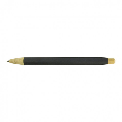 Металева ручка з софт-тач покриттям та бамбуковими елементами K-11N25B