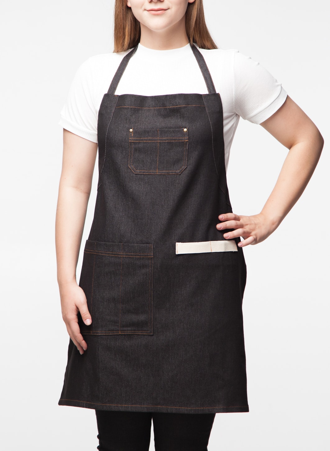 Фартук для офіціанта із джинса TR-1606