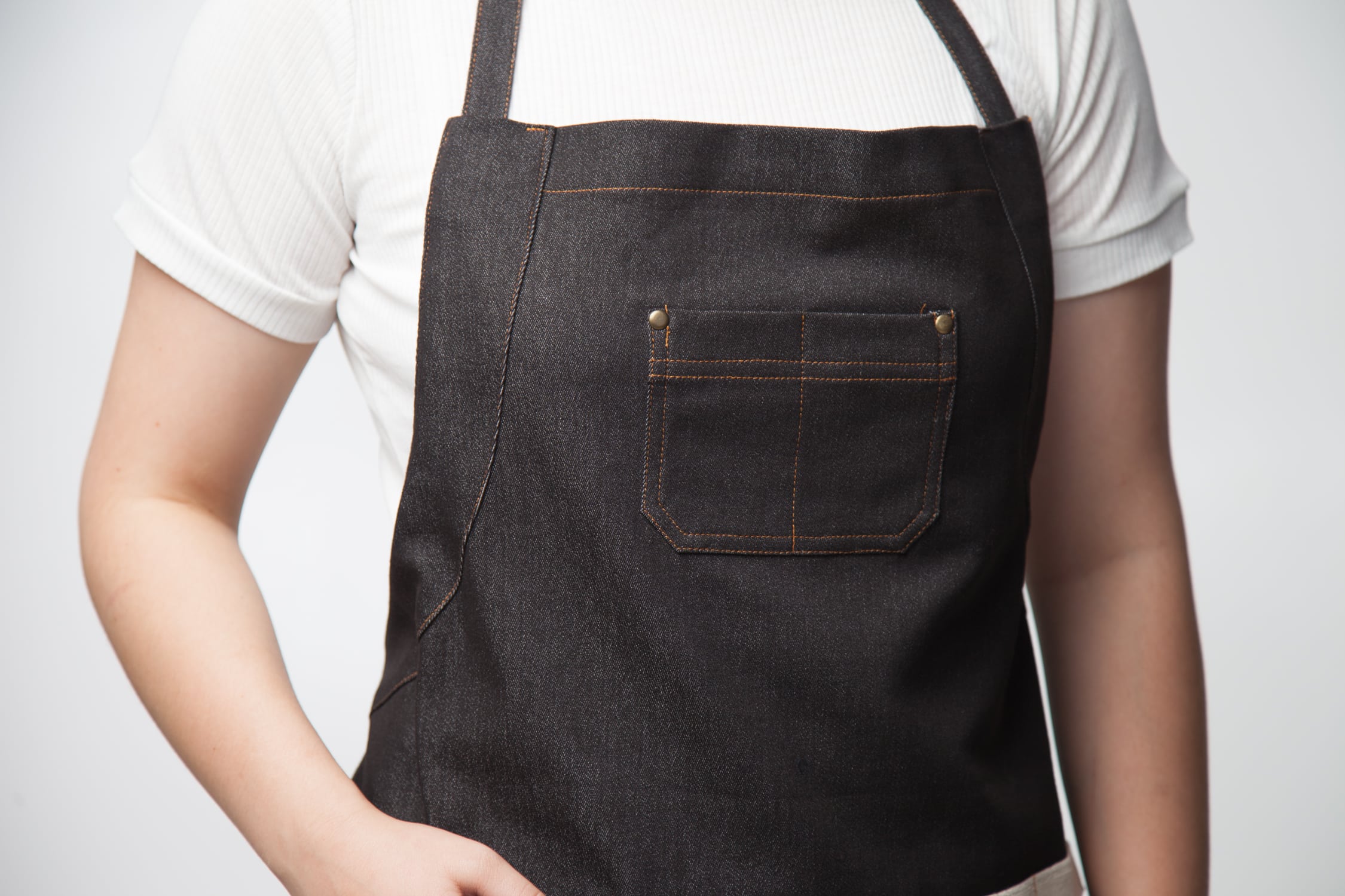 Фартук для офіціанта із джинса TR-1606