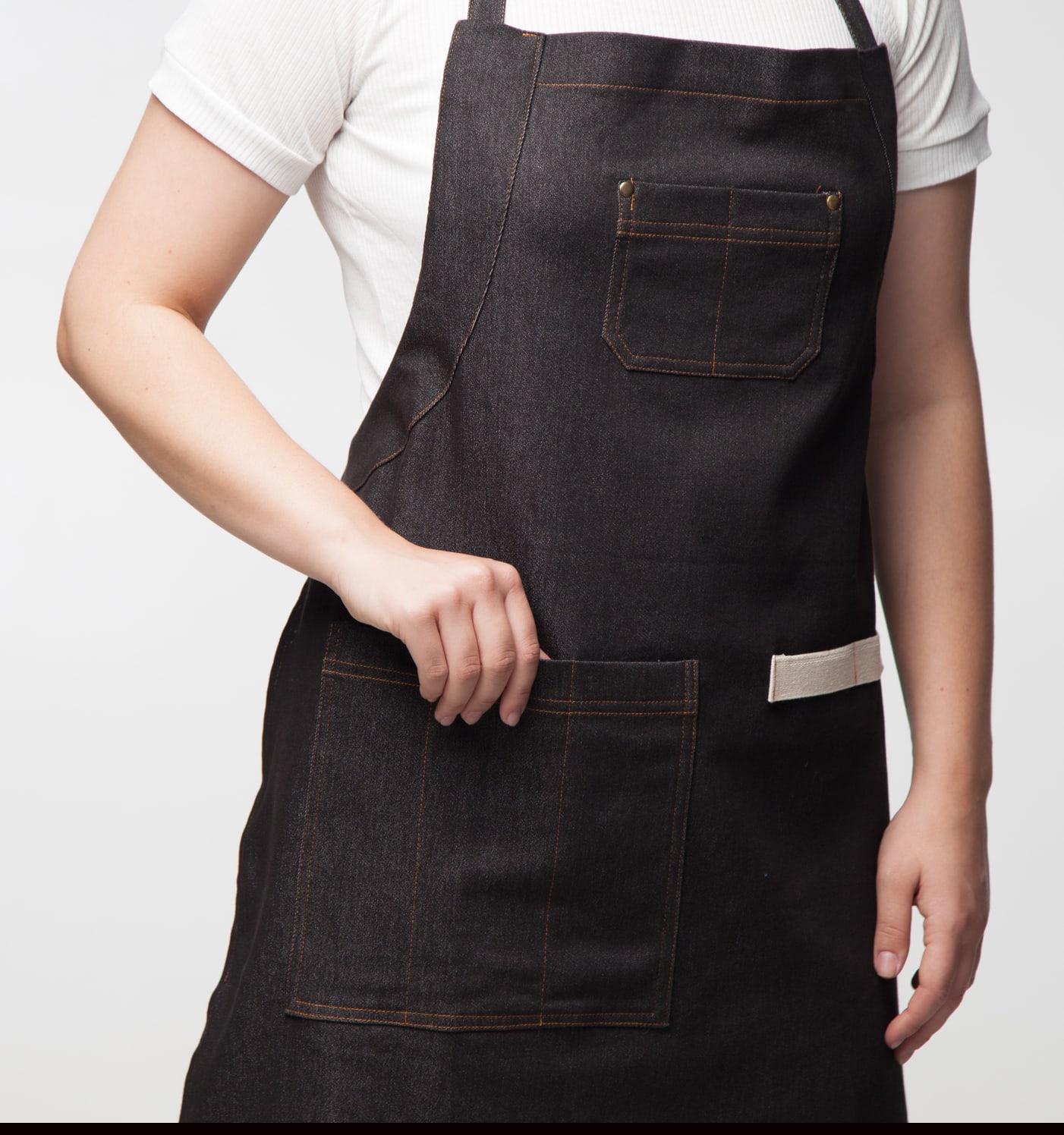 Фартук для офіціанта із джинса TR-1606