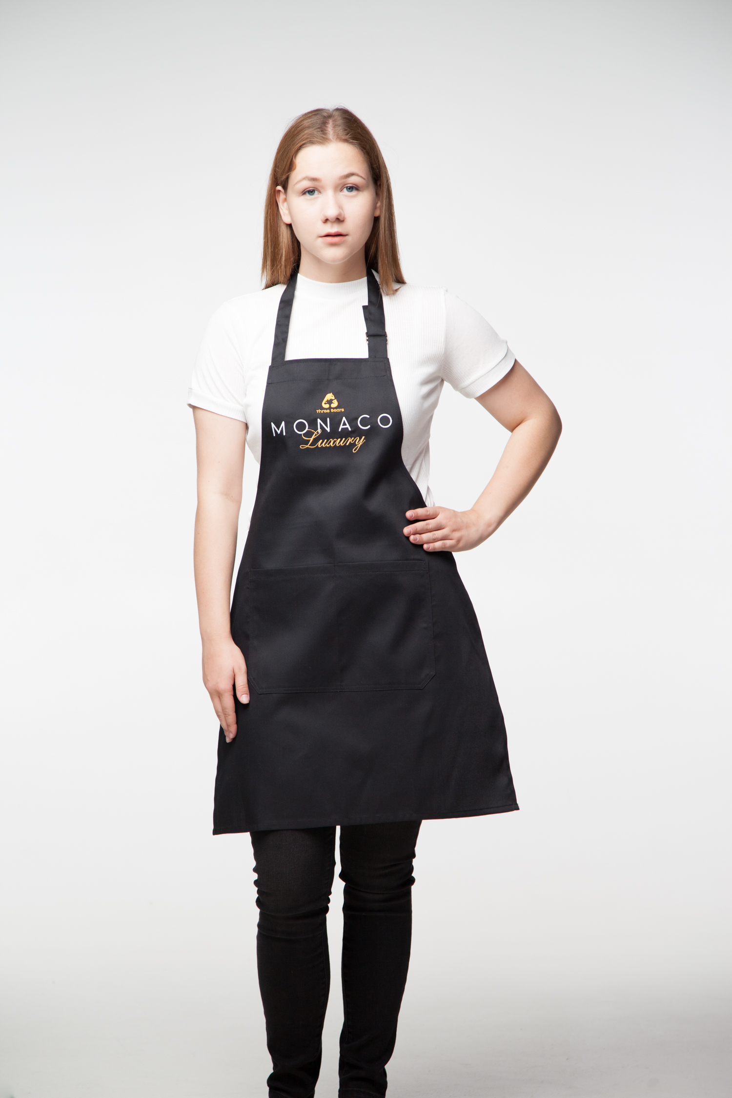 Фартух з нагрудником економ TR-1601