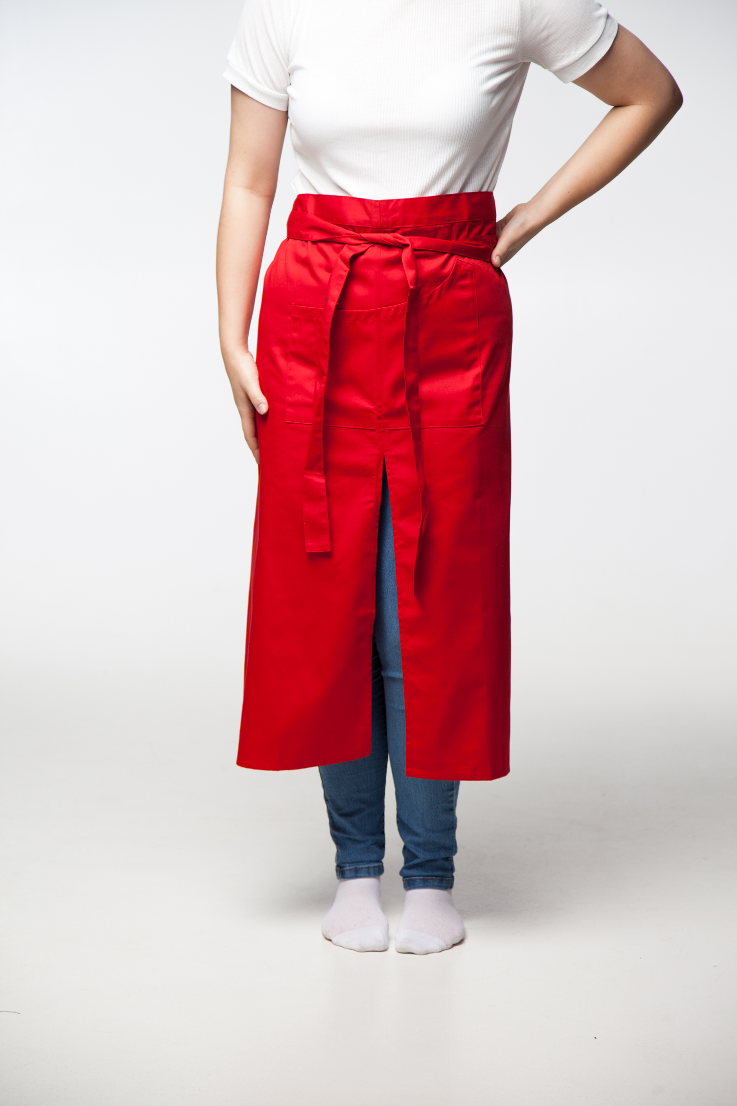 Фартух з розрізом та кишенями TR-1607