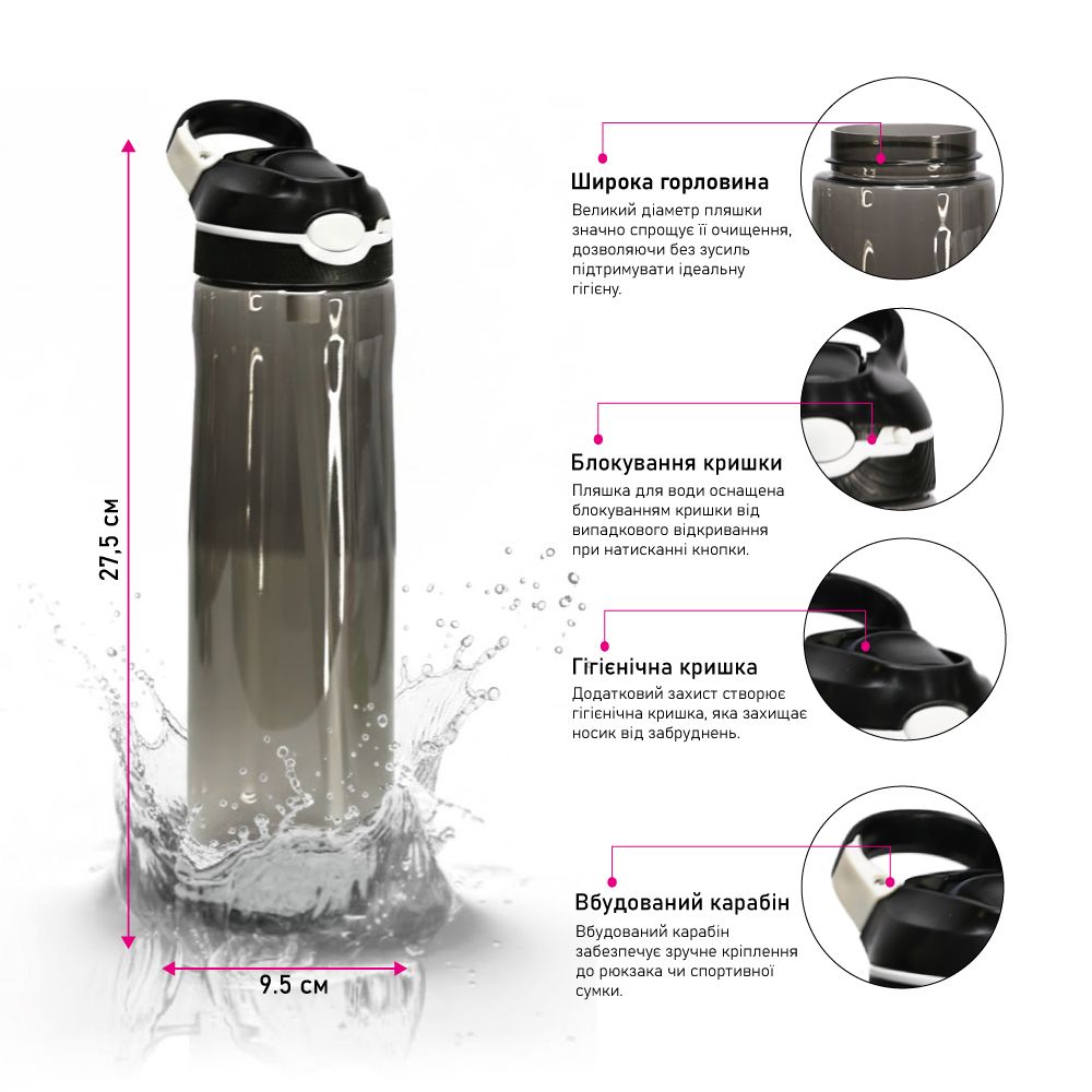 Пляшка для пиття тританова B-60013718