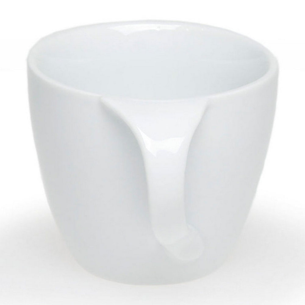 Чашка керамічна з блюдцем повністю глянцева E-88200006