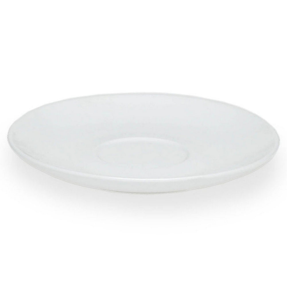 Чашка керамічна з блюдцем повністю глянцева E-88200006