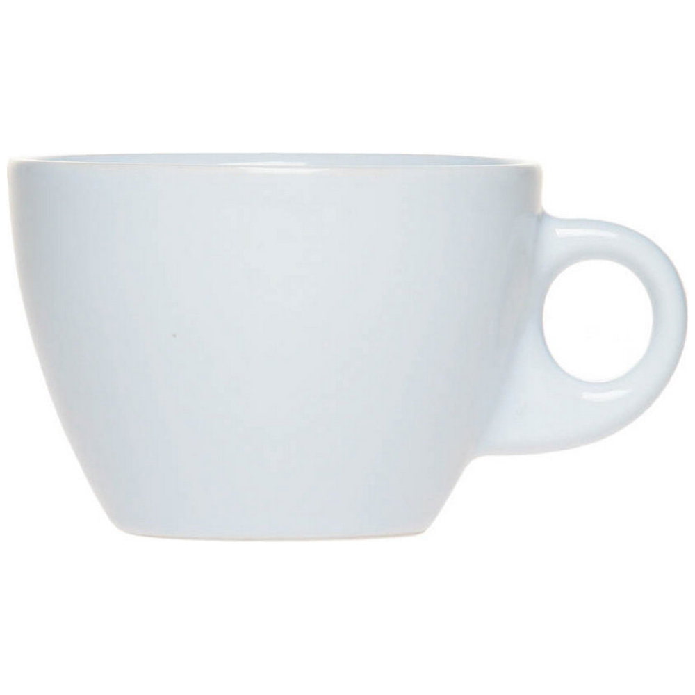 Чашка керамічна з блюдцем повністю глянцева E-88210406