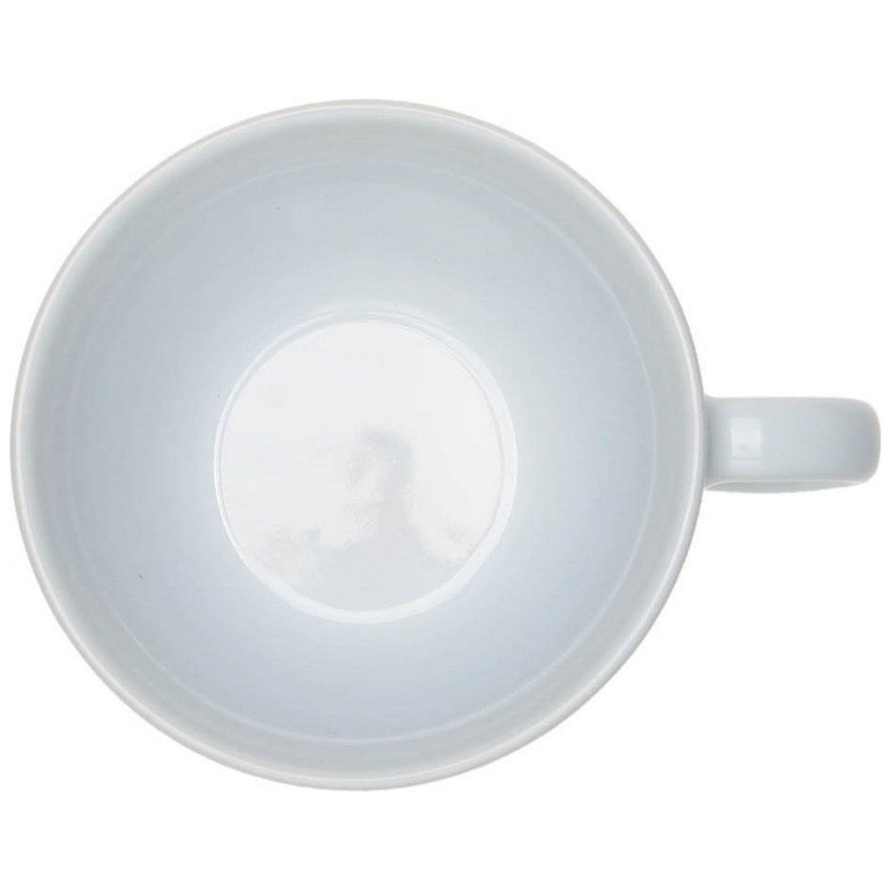 Чашка керамічна з блюдцем повністю глянцева E-88210406