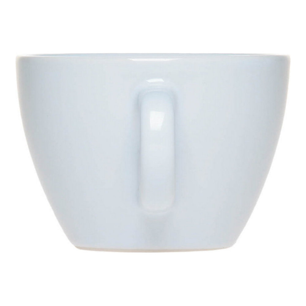 Чашка керамічна з блюдцем повністю глянцева E-88210406