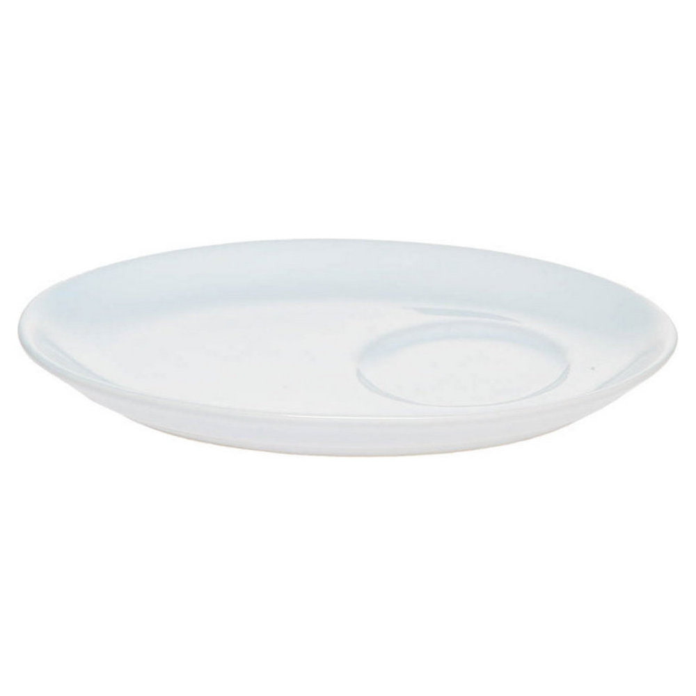 Чашка керамічна з блюдцем повністю глянцева E-88210406