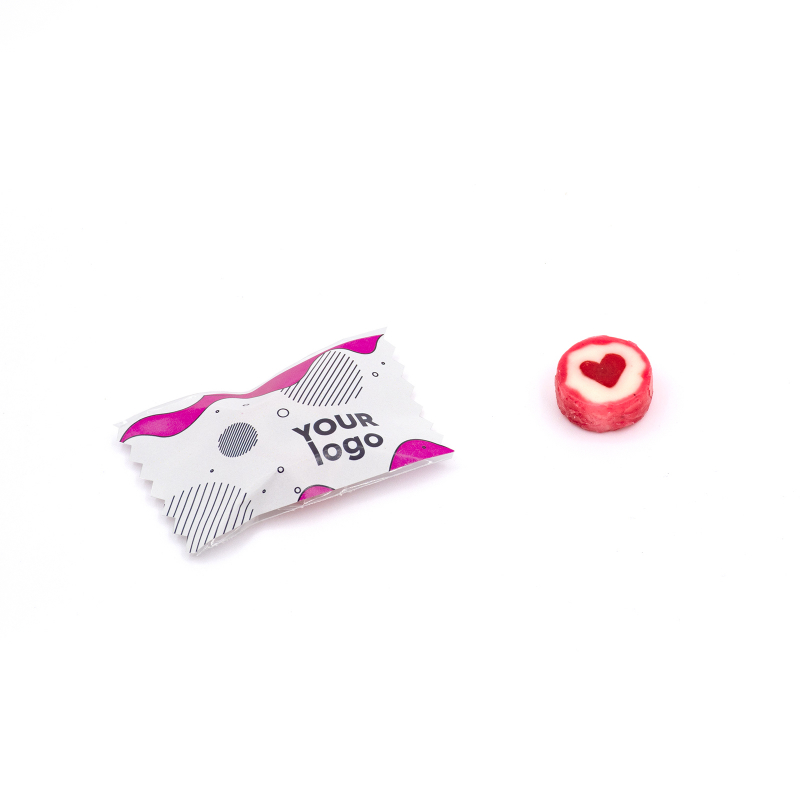 Льодяник "Heart" з логотипом 3 г "MINIPAK" RL-2.2.012