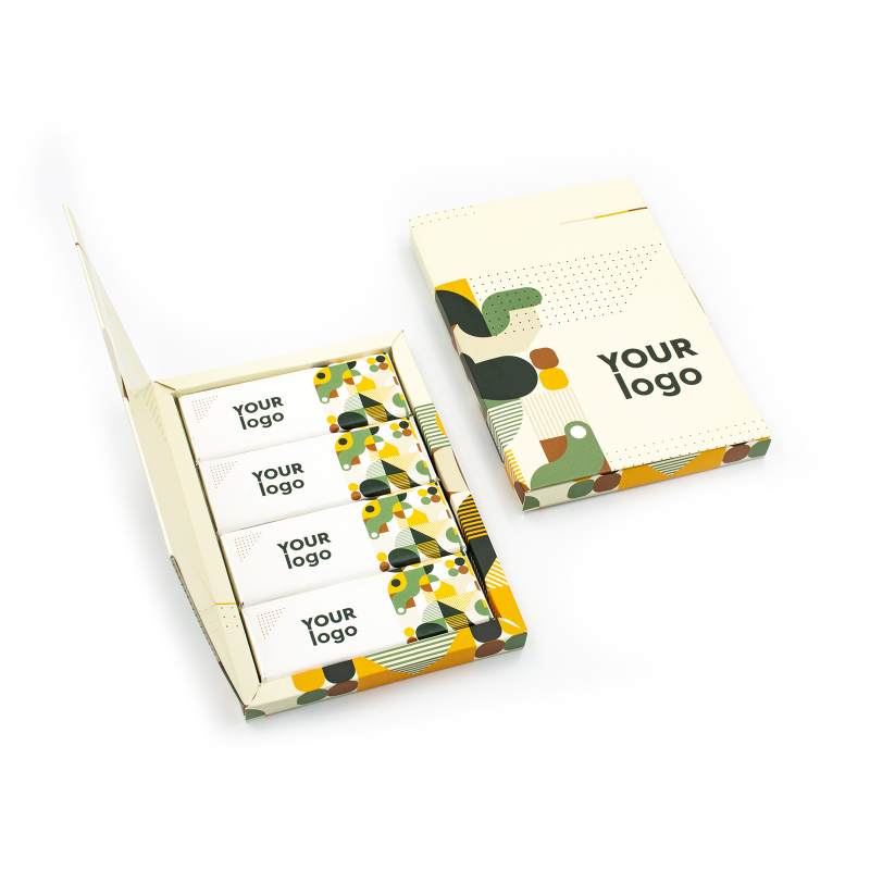 Шоколадний набір з логотипом 100 г “Книга 4х25” RL-6.2.017